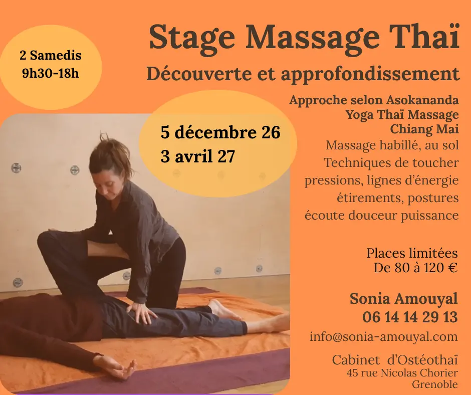 Ateliers Massage Thaï